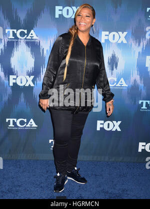 Los Angeles, USA. 11. Januar 2017. Queen Latifah 094 Ankunft am FOX All-Star Party 2017 Winter TCA Tour im Langham Hotel am 11. Januar 2017 in Pasadena © Gamma-USA/Alamy Live News Stockfoto