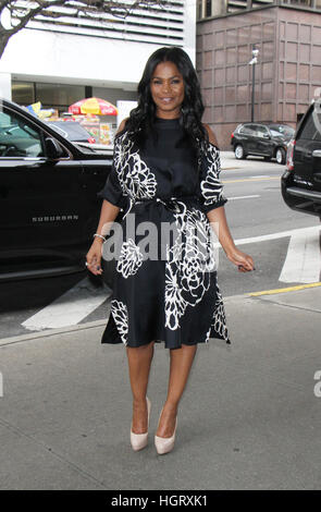 New York, USA. 12. Januar 2017. Nia Long bei Harry Förderung ihrer neuen Lebenszeit Film Strände in New York. © Rw-Medien/Punch/Alamy Live-Nachrichten Stockfoto