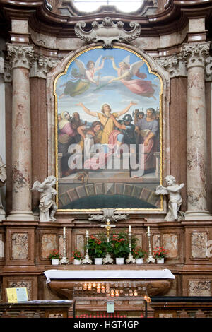 Seitenaltar in Kloster St. Florian, St. Florian, Oberösterreich, Österreich Stockfoto