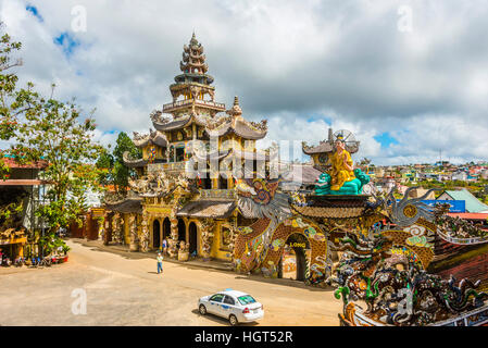 Linh Phuoc Pagode, Đà Lạt Lâm Đồng Provinz, Vietnam Stockfoto