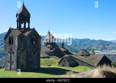 11. Jahrhundert Kloster Haghpat, Surb Nishan, Kathedrale und Bell Tower, Haghpat, Lori Provinz, Armenien, Kaukasus, Naher Osten Stockfoto