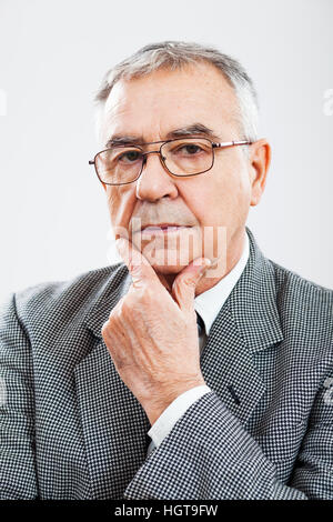 Senior-Unternehmer. Stockfoto