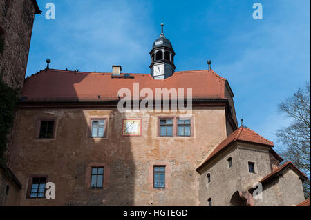 Burg Kriebstein, Landkreis Mittelsachsen in Sachsen, Deutschland, Europa Stockfoto