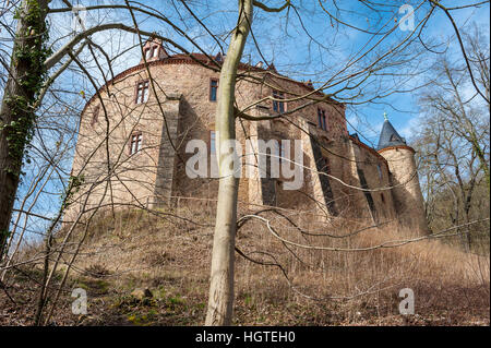 Burg Kriebstein, Landkreis Mittelsachsen in Sachsen, Deutschland, Europa Stockfoto