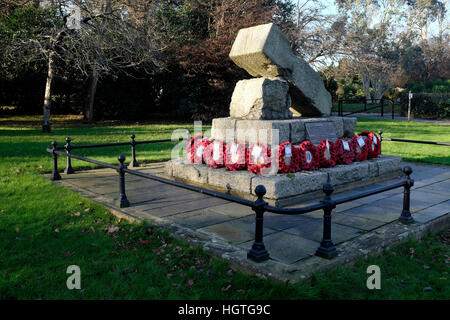 War Memorial Northwood Park Cowes Isle Of Wight England UK Stockfoto
