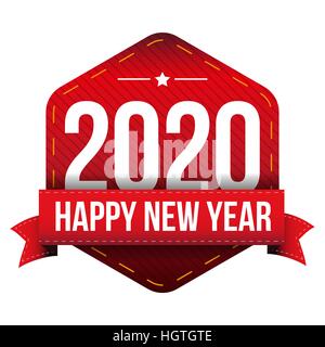 Happy New Year 2020 Vektor Stock Vektor