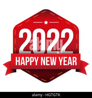 Glückliches neues Jahr 2022 Vektor Stock Vektor