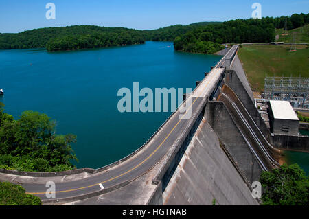 See-Norris gebildet durch den Norris Damm auf dem Fluss Clinch in Tennessee Valley USA Stockfoto