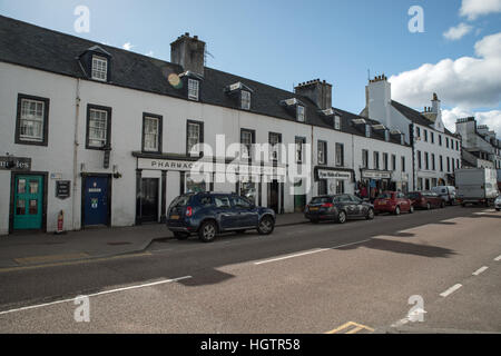 Inveraray Stadt Schottland Stockfoto