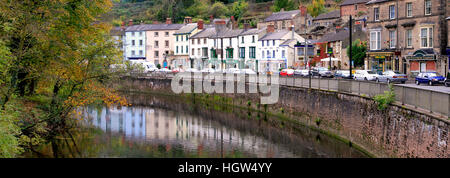 Matlock Bath, Fluss Derwent, Derbyshire County; Peak District National Park; England; UK Stockfoto