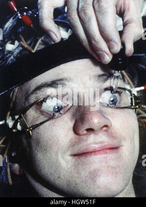 Eine CLOCKWORK ORANGE 1971 Warner Bros Film mit Malcolm McDowell Stockfoto