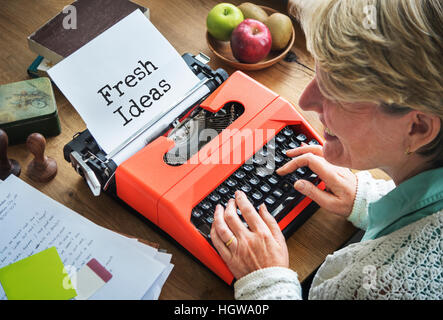 Frische Ideen Innovation Proposition Vision Concept Stockfoto