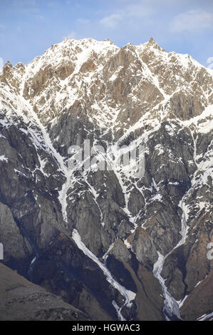 Bergkette Mount Khuro, georgische Militär Highway, Stepantsminda, Kasbek, Kasbegi, Mzcheta-Mtianeti, Georgia, Caucasus Stockfoto