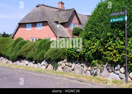 Luxusvillen Im Hobokenweg in Kampen, Sylt, Nordfriesische Inseln, Nordfriesland, Schleswig-Holstein, Deutschland Stockfoto