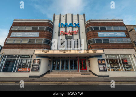 Art-Deco-Spielhaus Kino, Perth, Schottland, UK, Stockfoto