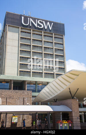 Die University of New South Wales UNSW ist eine öffentliche australische Forschungsuniversität im Vorort Kensington in Sydney. Stockfoto