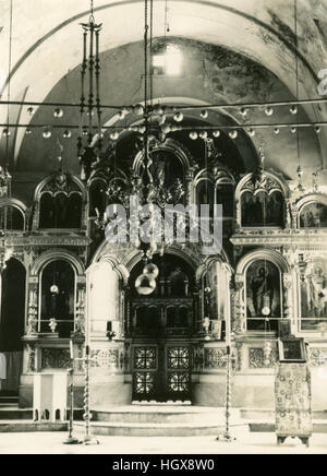 Kirche Christi Himmelfahrt, Jerusalem, Palästina, Israel, Dom 1946, Christi Himmelfahrt, die Kapelle der Himmelfahrt ist ein Schrein befindet sich auf dem Ölberg, Stockfoto