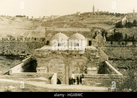 Das goldene Tor im Inneren Tempel Mount Jerusalem, Palästina, Israel, 1946 Stockfoto