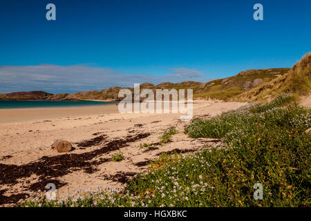 Alte Shoremore Strand, Westküste, Scotland, UK Stockfoto