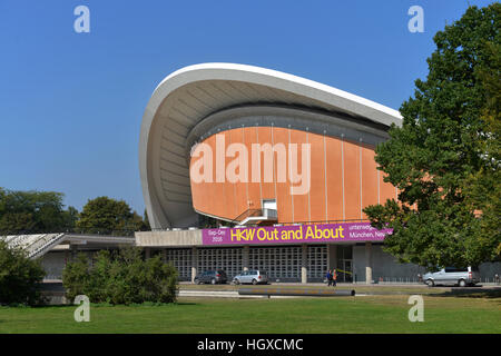 Haus der Kulturen der Welt, John-Foster-Dulles-Allee, Tiergarten, Berlin, Deutschland Stockfoto