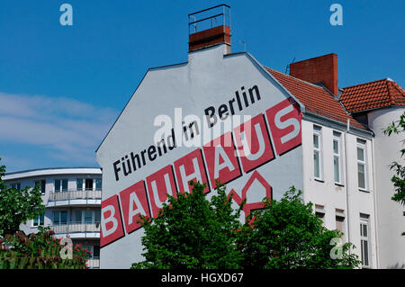 Bauhaus, Werbung, Fregestraße, Steglitz, Berlin, Deutschland Stockfoto