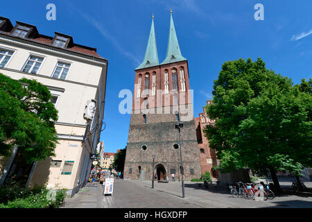 Nikolaikirche, Nikolaiviertel, Mitte, Berlin, Deutschland Stockfoto