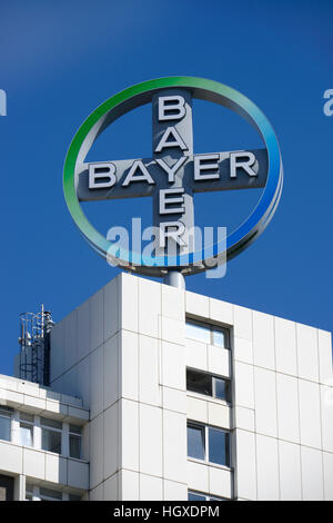 Bayer-Kreuz, Hardenberg-Hochhaus, Budapester Straße, Charlottenburg, Berlin, Deutschland Stockfoto