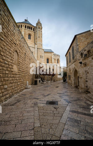 Zion Kirche, Dormitio-Abtei auf dem Berg Zion in Jerusalem, Israel, Asien Stockfoto