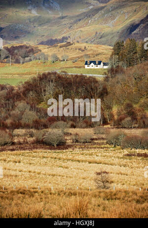 Schottische Landschaft im Herbst Stockfoto