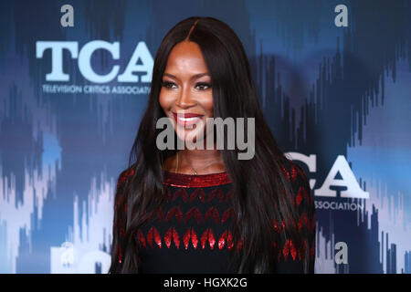 12. Januar 2017 - besucht Pasadena Naomi Campbell die FOX All-Star Party während der 2017 Winter TCA Tour. Stockfoto