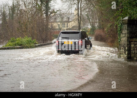 Überschwemmungen in Cumbria, England UK Wetter Stockfoto