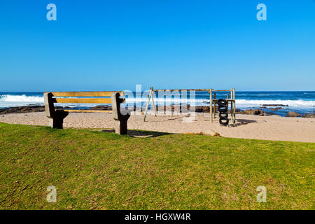 Bewegungsunschärfe in Südafrika Himmel Ozean Tsitsikamma Naturschutzgebiet Natur und Strand Stockfoto