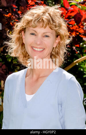 Autor Kate Mosse, zu Hause in Bognor Regis, West Sussex. Stockfoto