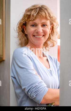 Autor Kate Mosse, zu Hause in Bognor Regis, West Sussex. Stockfoto