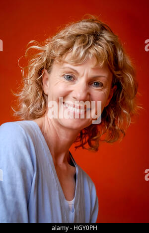 Autor Kate Mosse, zu Hause in Bognor Regis, West Sussex. Stockfoto