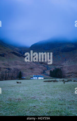 ein Winter-Kabine in Glencoe in Schottland Stockfoto