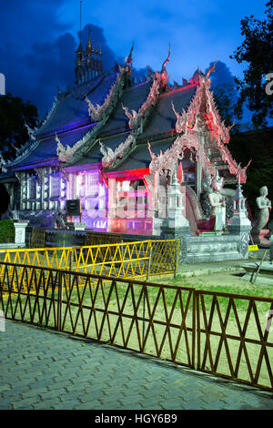 Wat Sri Suphan (Silber-Tempel), Chiang Mai, Thailand Stockfoto