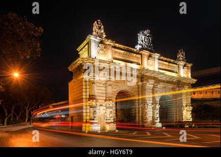 Bomben Gate in Floriana/Malta Stockfoto