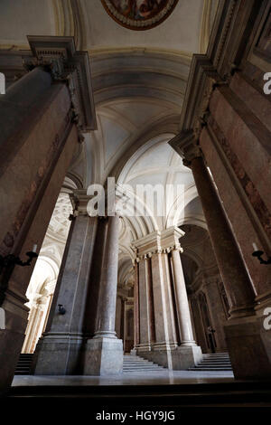 Caserta, Italien - 29. Juli 2016: Der Haupthalle im königlichen Palast von Caserta, Kampanien, Italien. Stockfoto