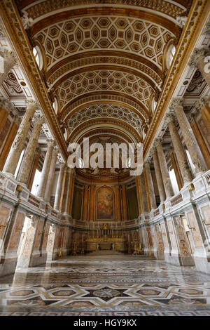 Caserta, Italien - 29. Juli 2016: Die Pfälzer Kapelle im königlichen Palast von Caserta, Kampanien, Italien. Stockfoto