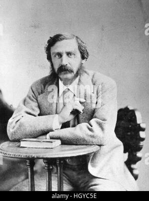 US-amerikanischer Autor Bret Harte (Francis Brett Harte), 1836-1902 Stockfoto