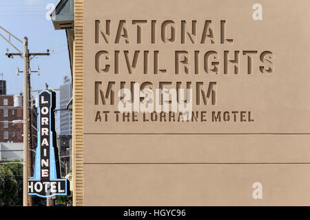 National Civil Rights Museum, Memphis, Tennessee, USA Stockfoto