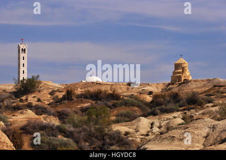 Armenische Kirche an Taufstätte Jesu Christi im Jordan Stockfoto