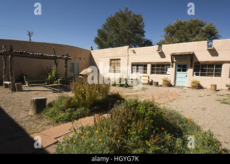 New Mexico, Taos, Kit Carson-Haus und Museum Stockfoto