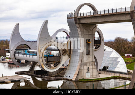 Falkirk Wheel, Schottland Stockfoto