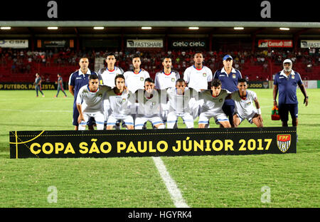 Osasco, Brasilien. 13. Januar 2017. Fußball-Spiel für die 3. Etappe des 48. São Paulo Junior Football Cup gültig. © Ricardo Moreira/FotoArena/Alamy Live-Nachrichten Stockfoto