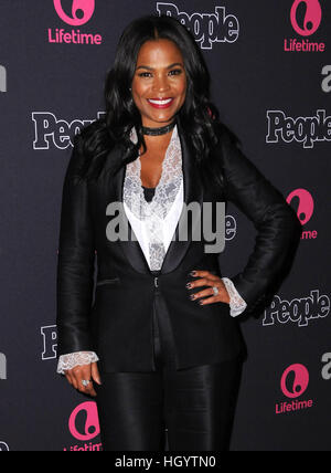 Los Angeles, USA. Januar 2017. NIA Long besucht die Premiere von Los Angeles im Regal LA Live Theater. © Birdie Thompson/AdMedia/Alamy Live News Stockfoto
