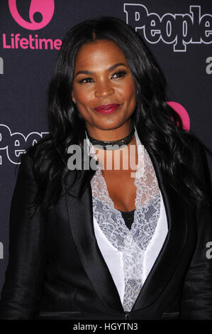 Los Angeles, USA. Januar 2017. NIA Long besucht die Premiere von Los Angeles im Regal LA Live Theater. © Birdie Thompson/AdMedia/Alamy Live News Stockfoto