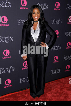 Los Angeles, USA. Januar 2017. NIA Long besucht die Premiere von Los Angeles im Regal LA Live Theater. © Birdie Thompson/AdMedia/Alamy Live News Stockfoto