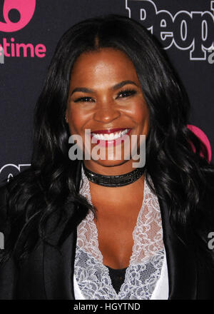 Los Angeles, USA. Januar 2017. NIA Long besucht die Premiere von Los Angeles im Regal LA Live Theater. © Birdie Thompson/AdMedia/Alamy Live News Stockfoto